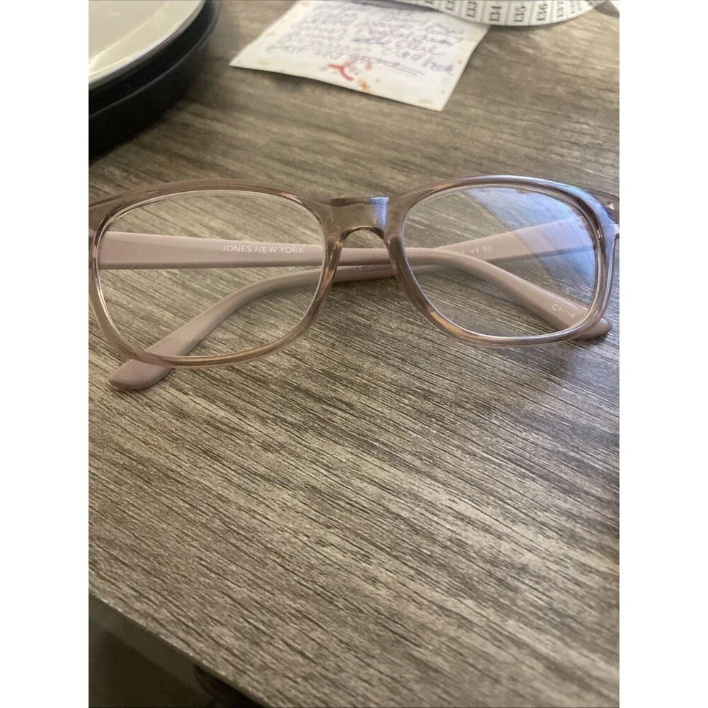 Jones New York J5217 Brown/lavender  Plastic Full Rim Eyeglasses Frame